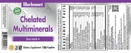 Label for Chelated Multiminerals