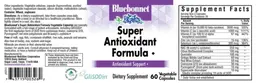 Label for Super Antioxidant Formula