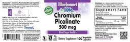 Label for Chromium Picolinate 500 mcg