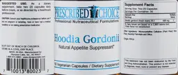 Label for Hoodia Gordonii