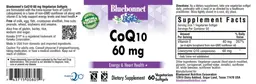 Label for CoQ10 60 mg