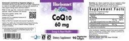 Label for CoQ10 60 mg
