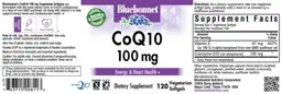Label for CoQ10 100 mg