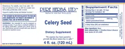 Label for Celery Seed