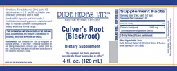 Label for Culver's Root (Blackroot)
