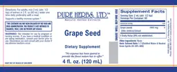 Label for Grape Seed