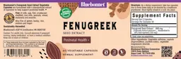 Label for Fenugreek Seed Extract