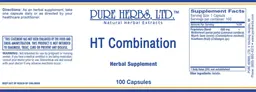 Label for HT Combination