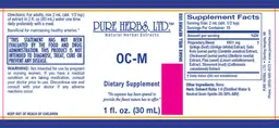 Label for OC-M