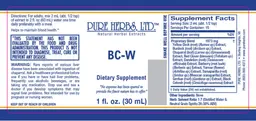 Label for BC-W