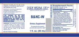 Label for B&NC-W