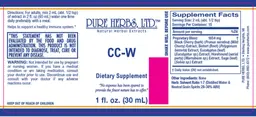 Label for CC-W