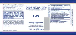 Label for E-W