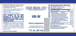 Label for HB-W