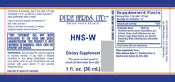 Label for HNS-W