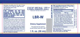 Label for LBR-W