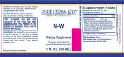 Label for N-W