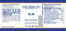 Label for SI-W