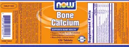 Label for Bone Calcium