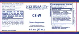 Label for CS-W