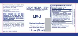 Label for LIV-J