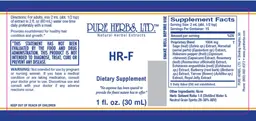 Label for HR-F