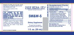 Label for SM&W-S