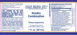 Label for Hoodia Combination