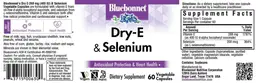 Label for Dry-E & Selenium