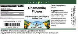 Label for Chamomile Flower