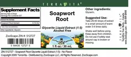 Label for Soapwort Root