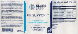 Label for Abx Support