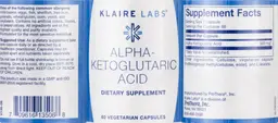 Label for Alpha Ketoglutaric Acid