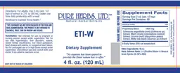 Label for ETI-W