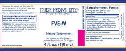 Label for FVE-W