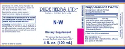 Label for N-W