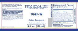 Label for TG&P-W