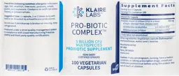 Label for Pro-Biotic Complex