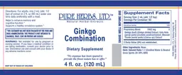 Label for Ginkgo Combination