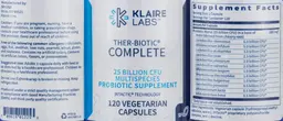 Label for Ther-Biotic Complete