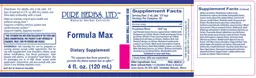 Label for Formula Max