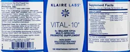 Label for Vital-10