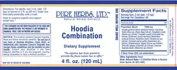 Label for Hoodia Combination