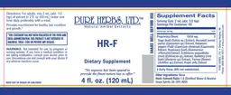 Label for HR-F