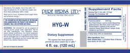 Label for HYG-W