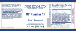 Label for Ol' Number 11