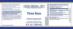 Label for Three Bees