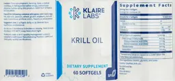 Label for Krill Oil