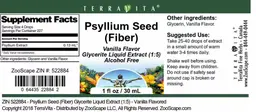 Psyllium Seed (Fiber) Vanilla Flavor