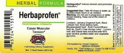 Label for Herbaprofen